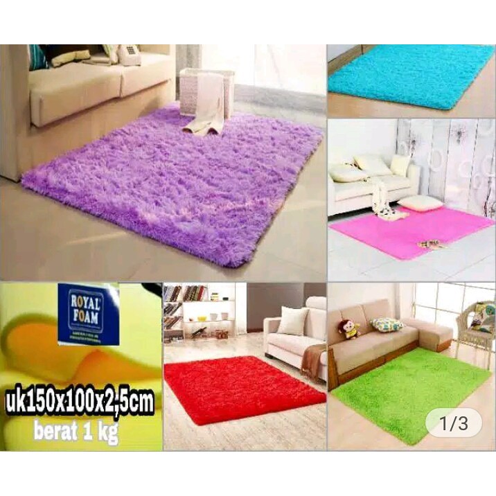 Karpet busa bulu halus