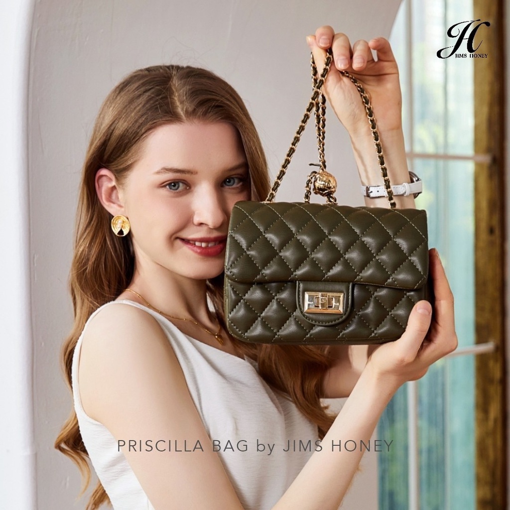 JH Priscilla Bag Jims Honey - Tas Selempang Wanita Slingbag & Shoulder Bag Cewek Jimshoney Original 