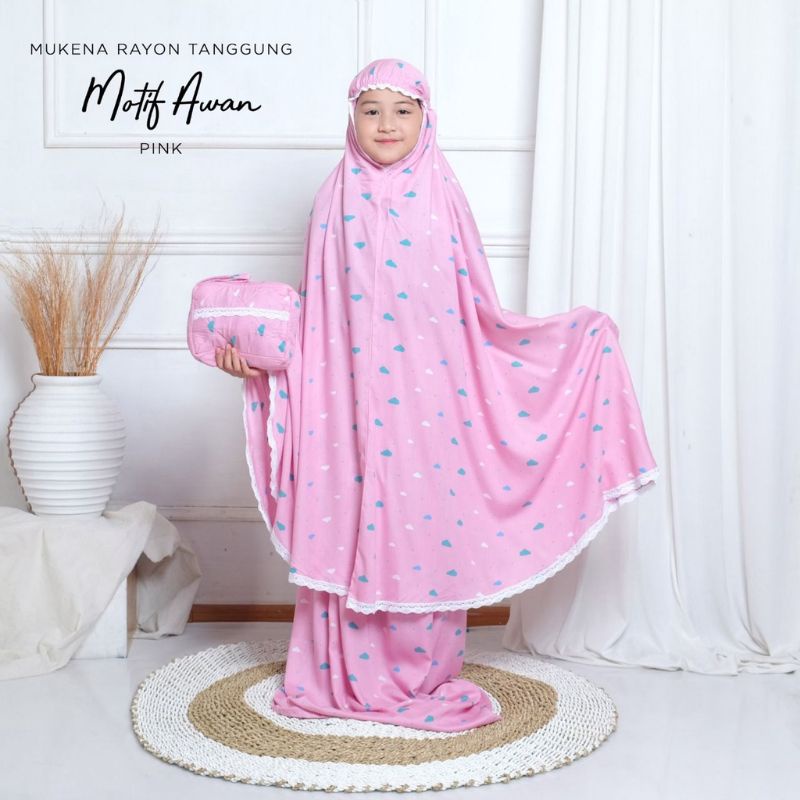 WRY MALL MUKENA BALI TANGGUNG MUKENA ANAK TANGGUNG USIA REMAJA BAHAN KATUN BALI PREMIUM