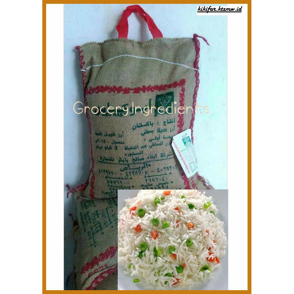 

ANEKA-BERAS- BERAS BASMATI / BASMATI RICE / ABUKAS - 1KG -BERAS-SEHAT.
