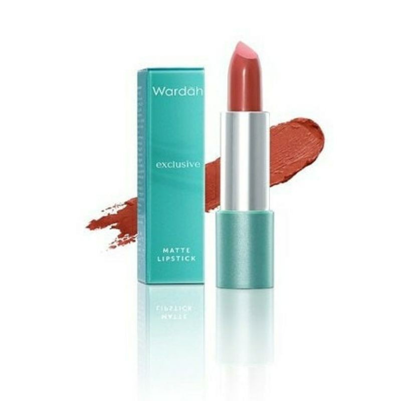 Wardah Exclusive Moist Lipstick (Kemasan Hijau Tua)(VIC)