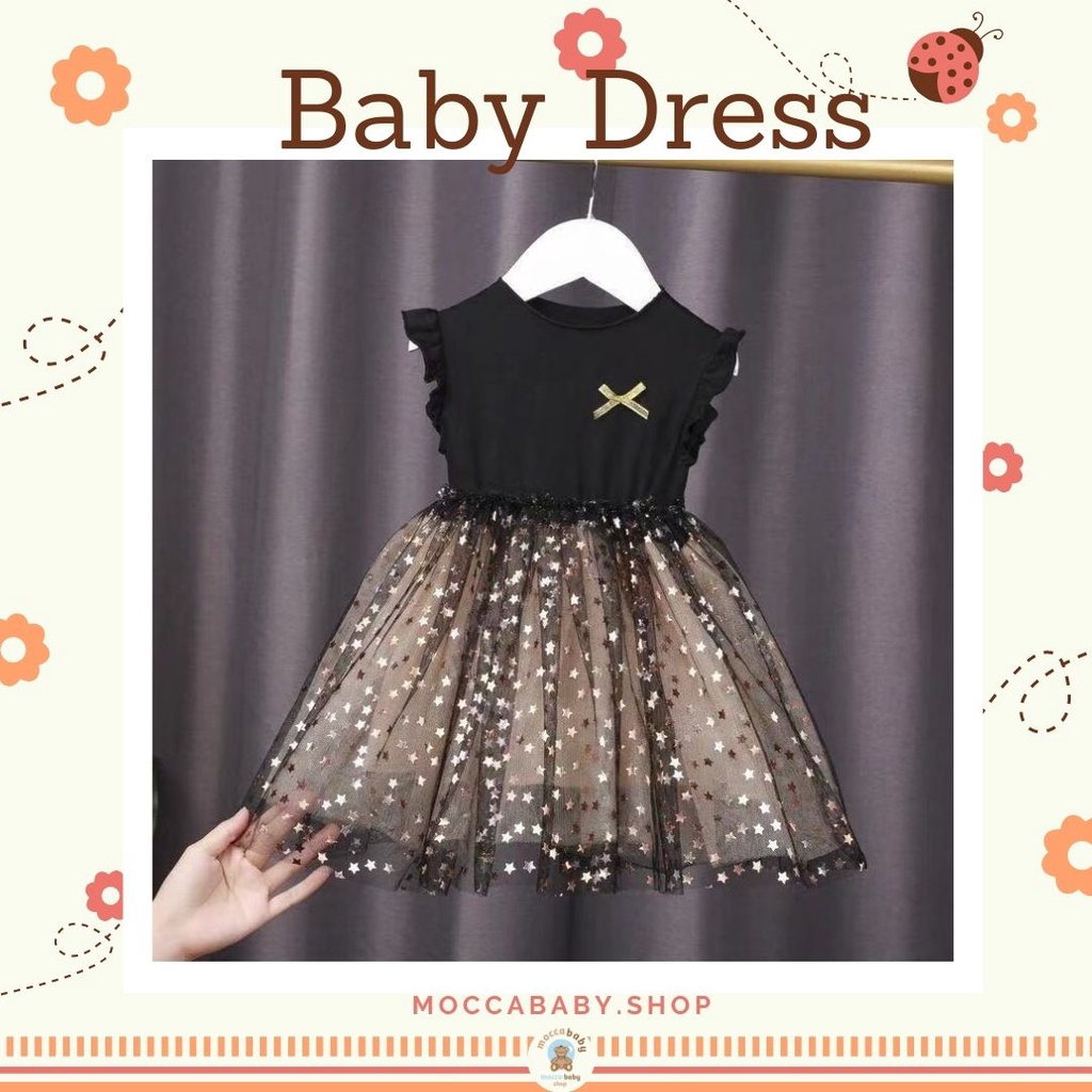 MBSS - DRESS MARILLYN STARS EBV Baju Dress Anak Perempuan Import