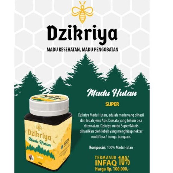 

Madu Dzikriya Hutan Super