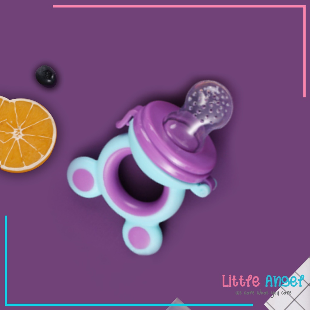 DOT BUAH EMPENG BAYI MPASI Multifungsi Baby Fruit Feeder Original BPA FREE PREMIUM COD-Blue Purple