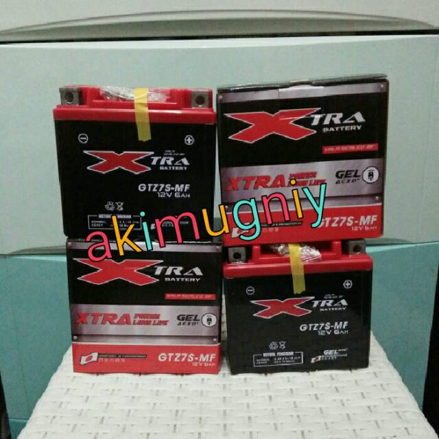 aki motor yamaha lexi xtra gel 12v 6ah aki kering mf