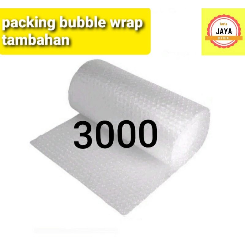 

bubble wrap tambahan packing