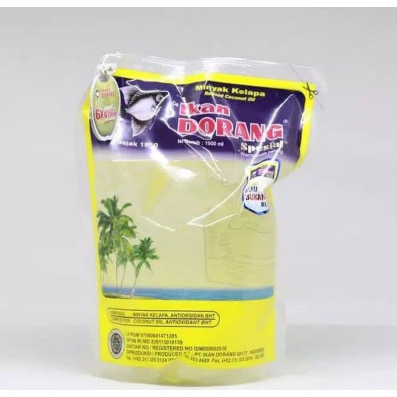 

Minyak Goreng Kelapa Ikan Dorang Spesial 1.9Lt (Pouch/Refill)