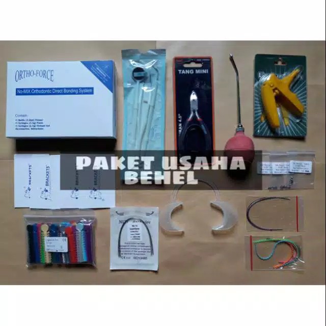 PAKET PASANG BEHEL LEM ORTHOFORCE MINI ALAT PASANG BEHEL LENGKAP