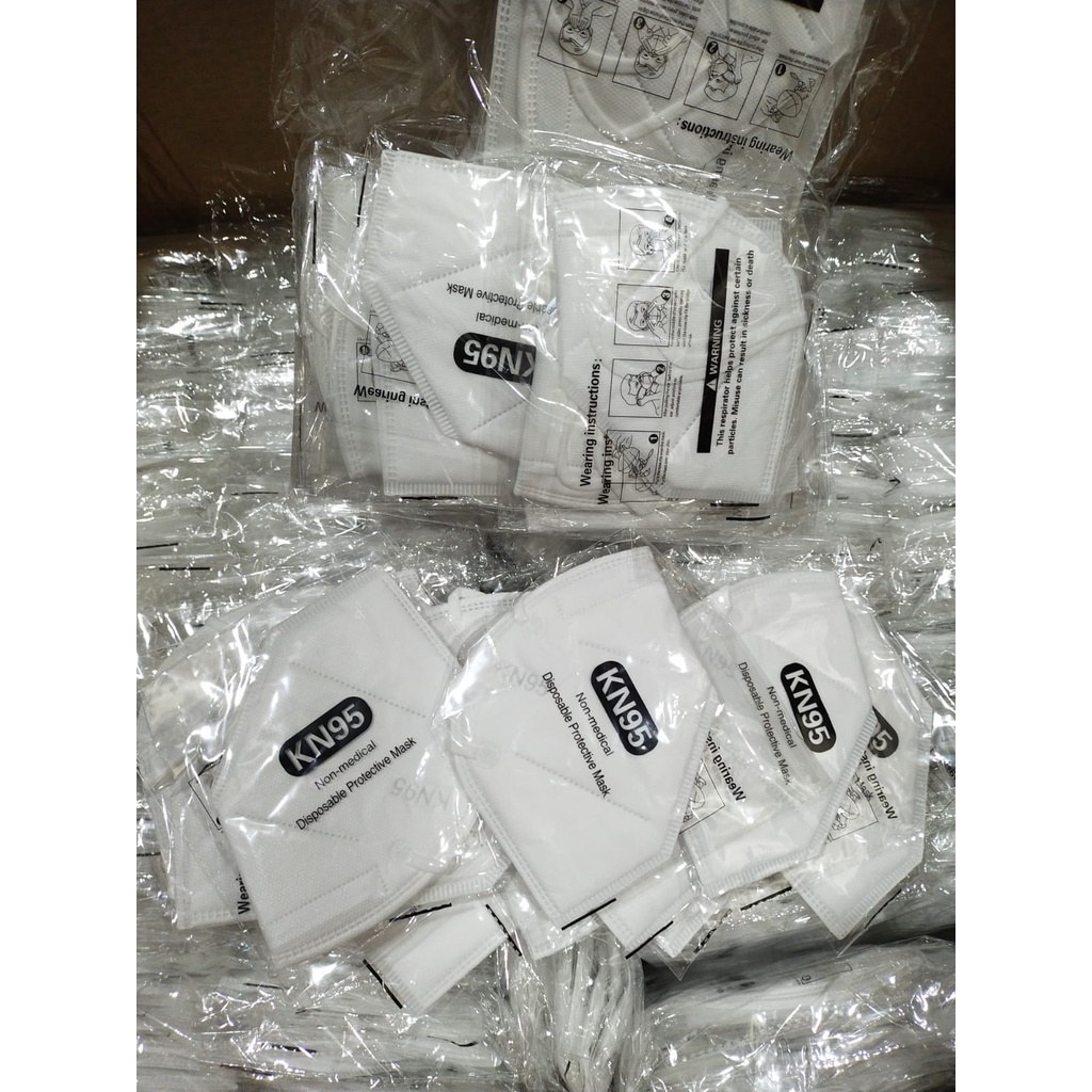 Masker 5ply Earloop KN95 Single Pack Premium Quality Termurah Harga per 10pc