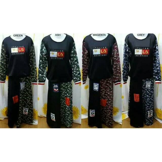 I Z7 SET BIGSIZE 3R STELAN XXXL BAJU + ROK MAXI SKIRT  JUMBO 3XL BATIK F  JUMPSUIT 3L MUSLIM WANITA