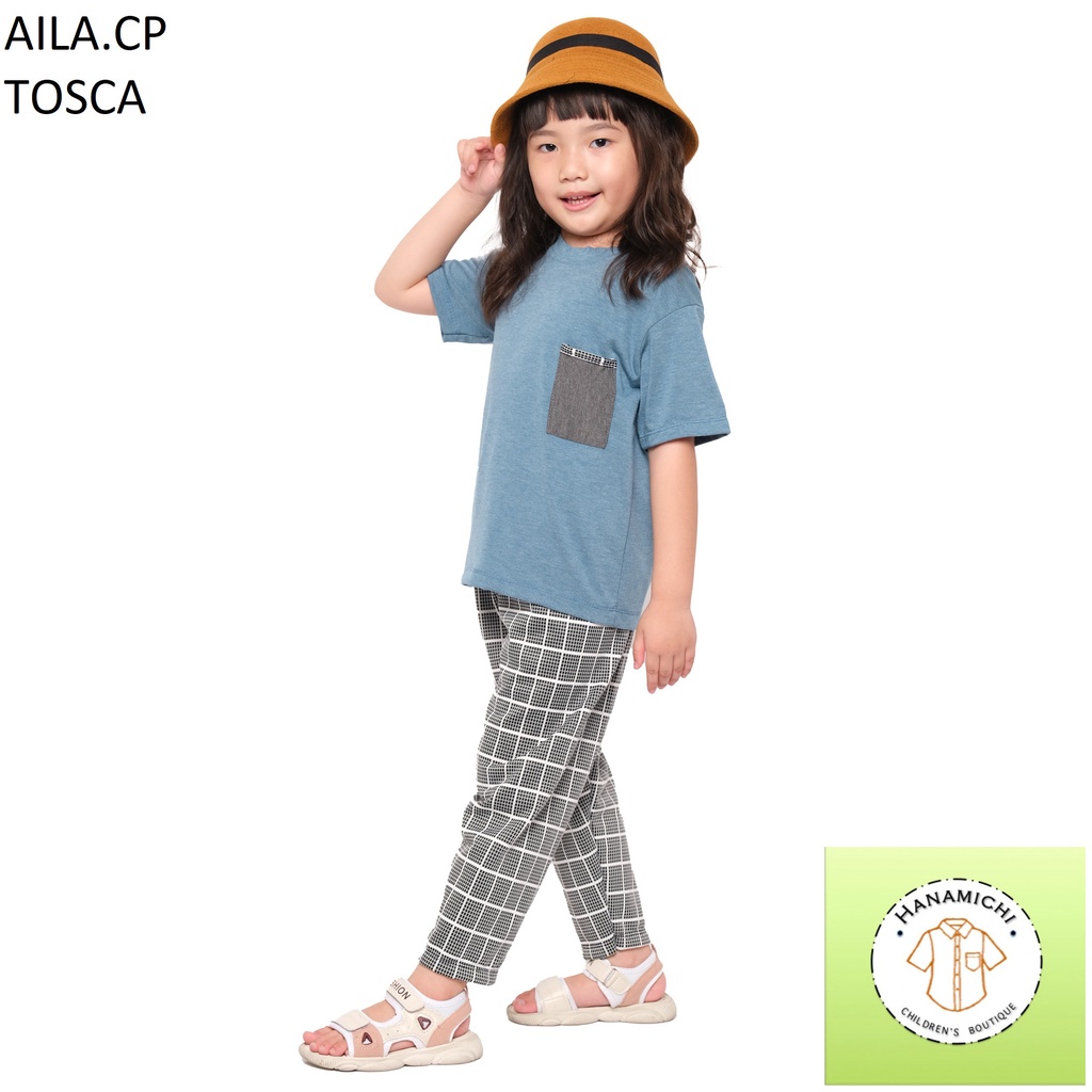 Hanamichi AILA.CP Setelan Baju Tidur Anak Lengan Pendek