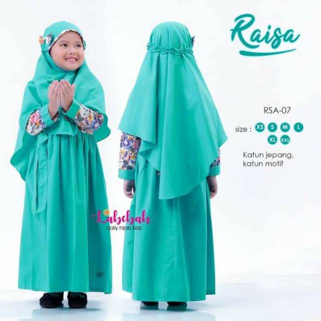 GAMIS SYAR'I ANAK LABEBAH UMUR 5-6 TAHUN