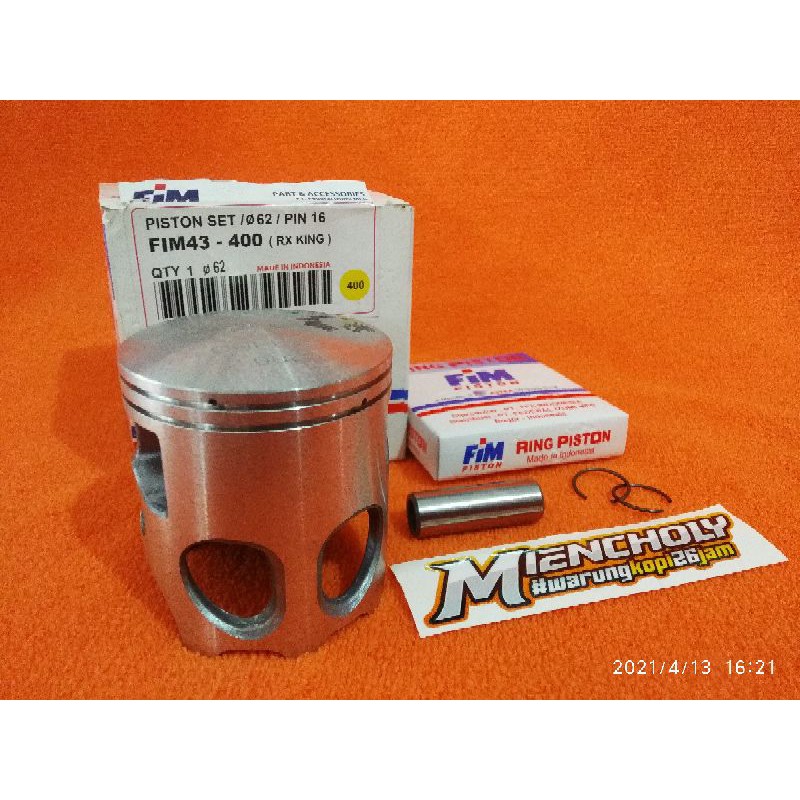 Piston fim 43 RX-King  rxk stndar sampai OS 400 seher fim not daytona wiseco Kawahara lhk