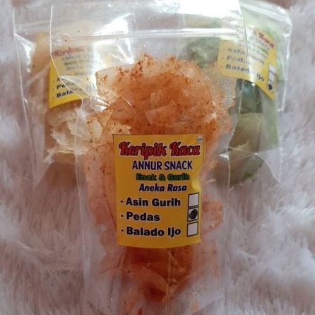 (PROMO COD) Keripik Kaca KRIPCA Pedas Pouch