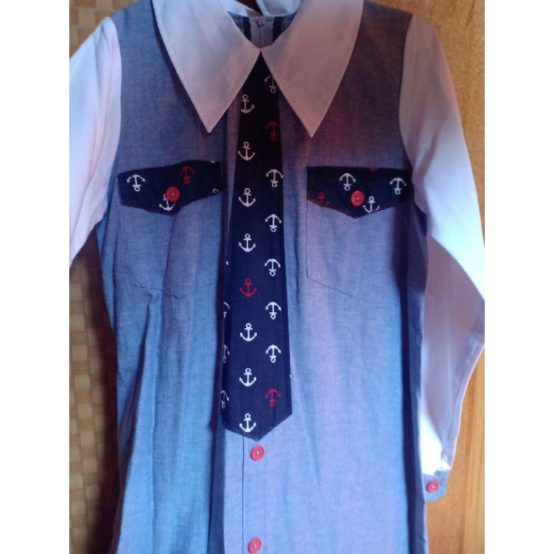 Dfr cloth Abaya Blue Preloved