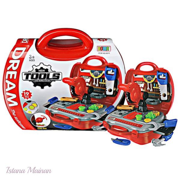 ISTANA MAINAN - DREAM TOOL KIT KOPER  MAINAN ANAK LAKI TUKANG TUKANGAN