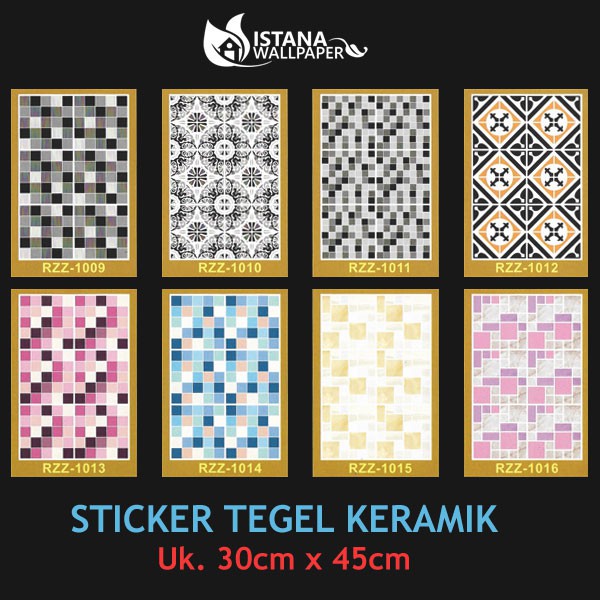 Sticker Tegel  Keramik  RZZ1009 1016 Shopee Indonesia