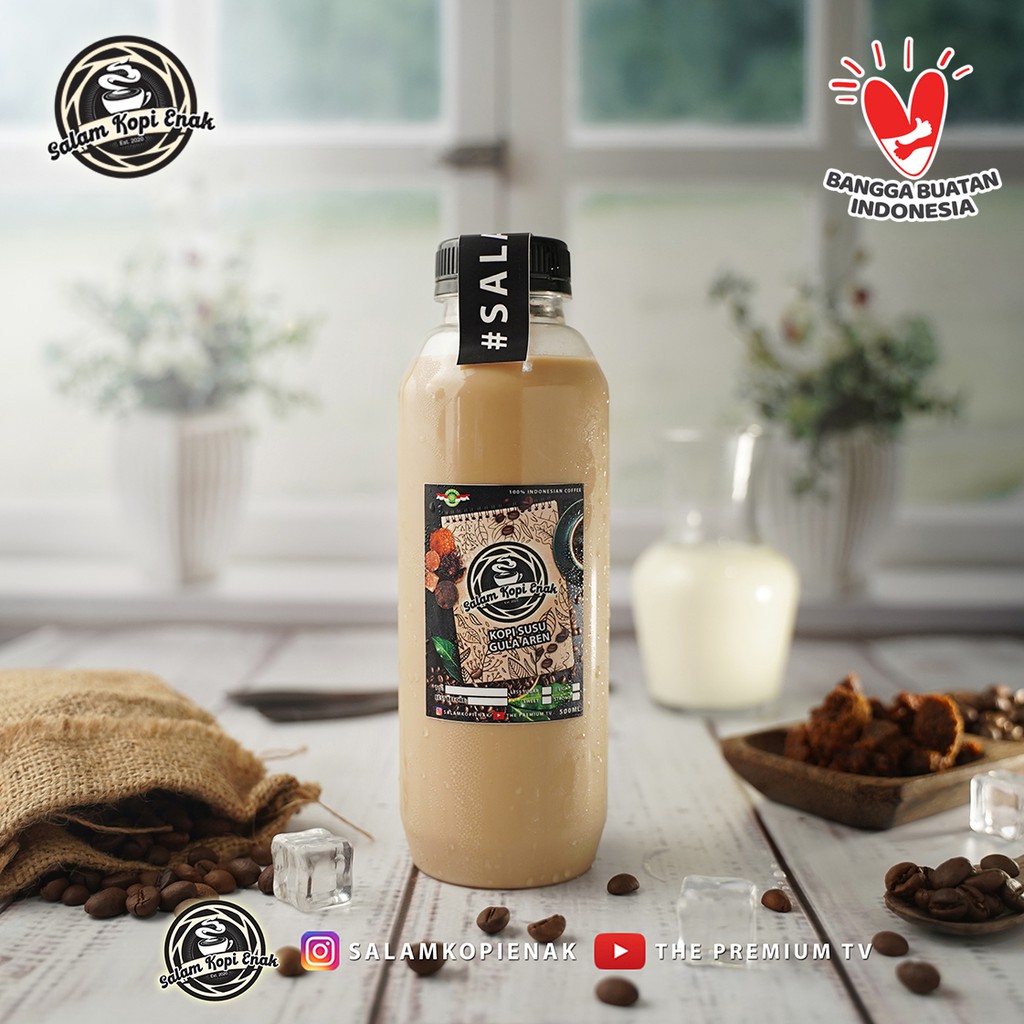 

HARGA PROMO - Es kopi susu 500ML salam kopi enak STRONG Coffee