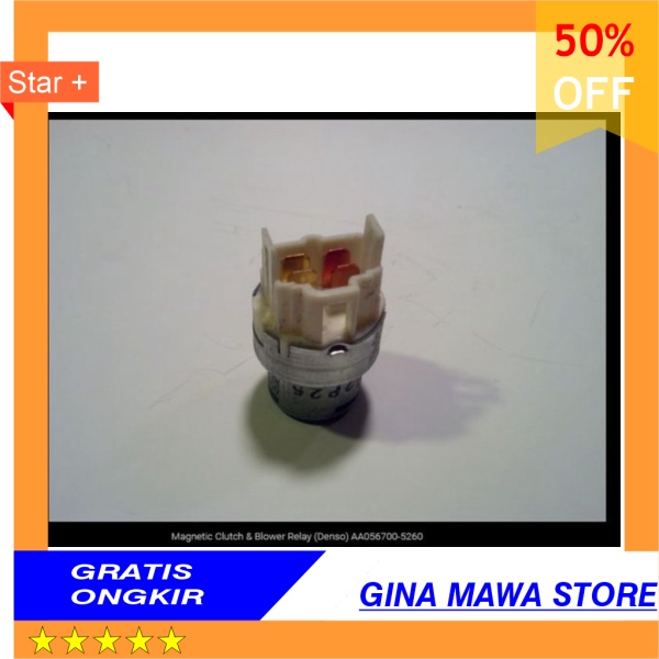 PROMO  Relay Kaki 4 AC MOBIL BULAT 056700 5260 12 VOLT 22A DENSO ASLI