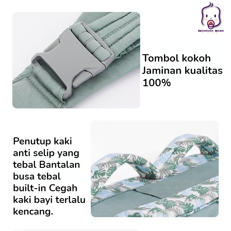 MOMO Geos Gendongan Bayi Samping/ 2in1 Multifungsi Baby Carrier Atau Sebagai Penutup Menyusui/ Kain Gendongan Bayi Kaos