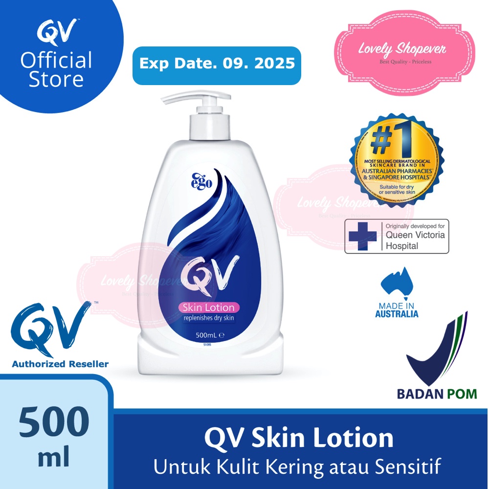 QV Skin Lotion Untuk Kulit Normal &amp; Sensitif - 500ml 500 ml EGO BPOM