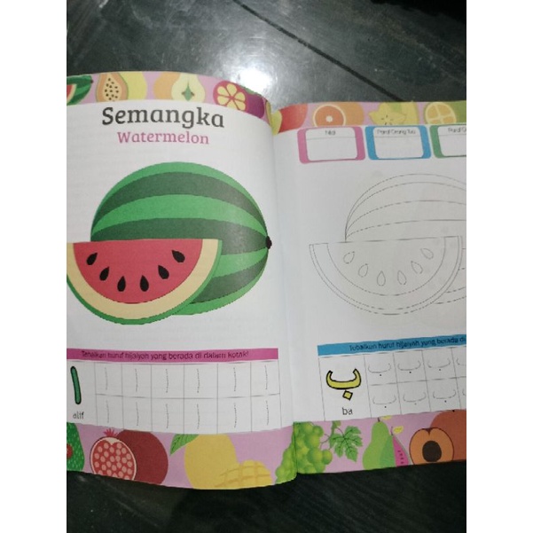 buku seri paud buah 32 halaman (19x27cm)