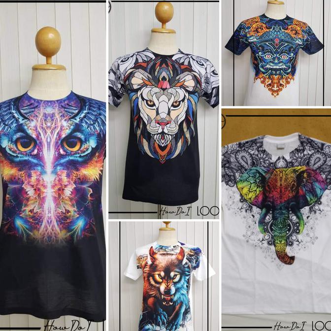 FASHION WANITA  KAOS BANGKOK / KAOS BANGKOK PRINTING / KAOS BANGKOK GAMBAR 3D PREMIUM {PRODUK