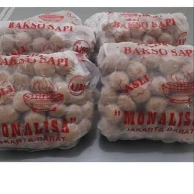 Bakso sapi asli Monalisa urat (isi 100)