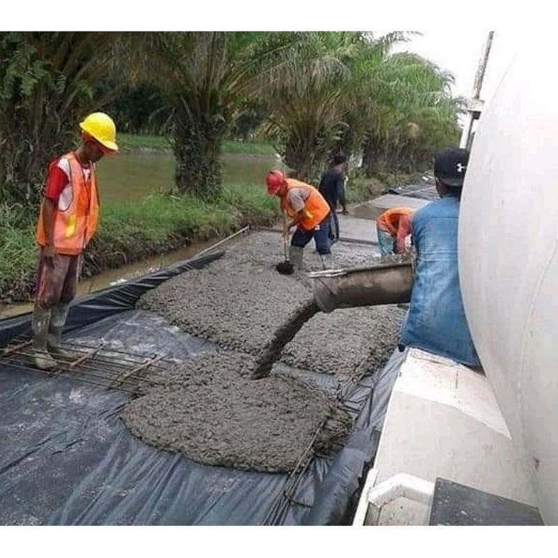 Plastik Pe Hitam Meteran / Plastik Cor lebar 120cm Tebal | per bal