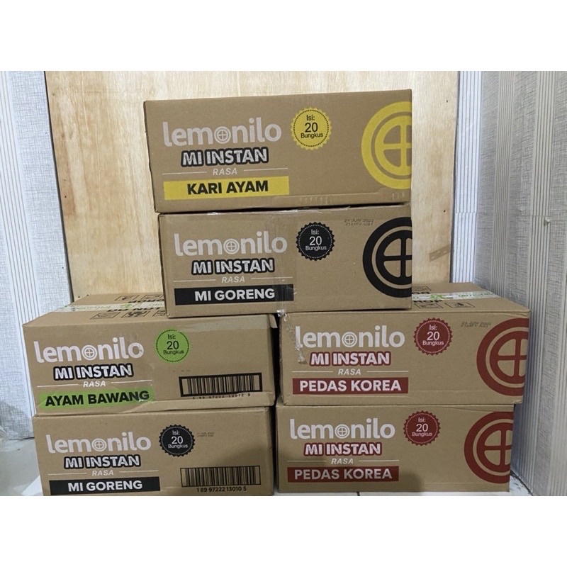 

lemonilo mie instant, indomie goreng, ayam bawang, kari ayam ,korea -1 dus -20pcs