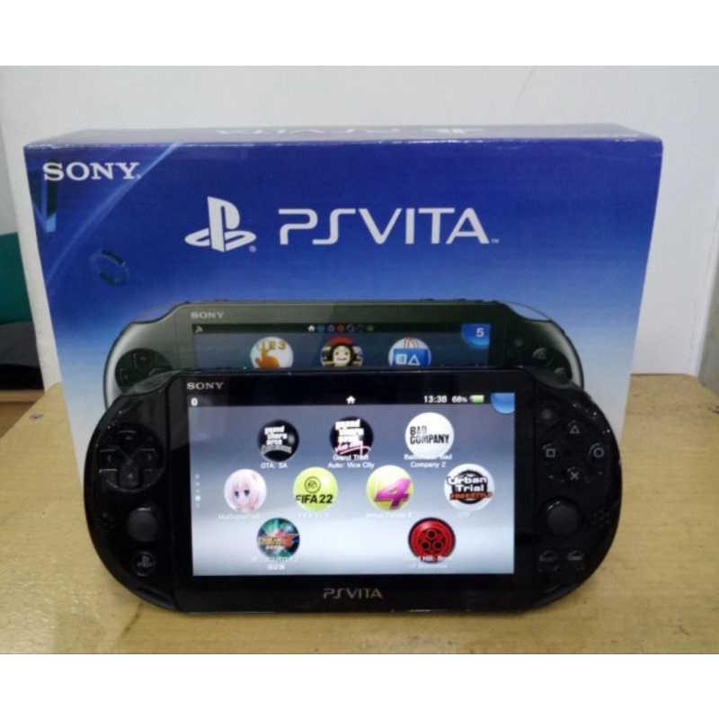 PSVITA SLIM PCH-2006 CFW ENSO HENKAKKU BLACK 64GB 2ND