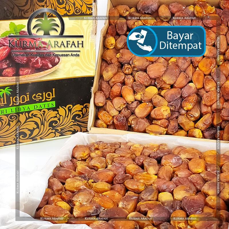 Kurma Shoidi 5kg Premium Pulen Dan Lembut - Kurma Manis Rasa Sukari Kering