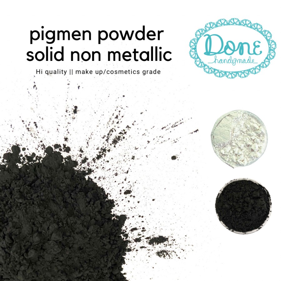 Bubuk mika charcoal powder titanium white bubuk pigmen pewarna sabun donehandymade done handymade jual bahan kerajinan tangan