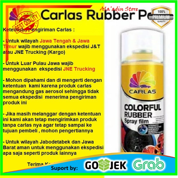 Cuci Gudang CARLAS RUBBER PAINT Standard Colour Varian