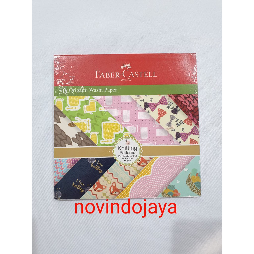 

Kertas Origami Motif Faber Castell 15 cm TERMURAH!!