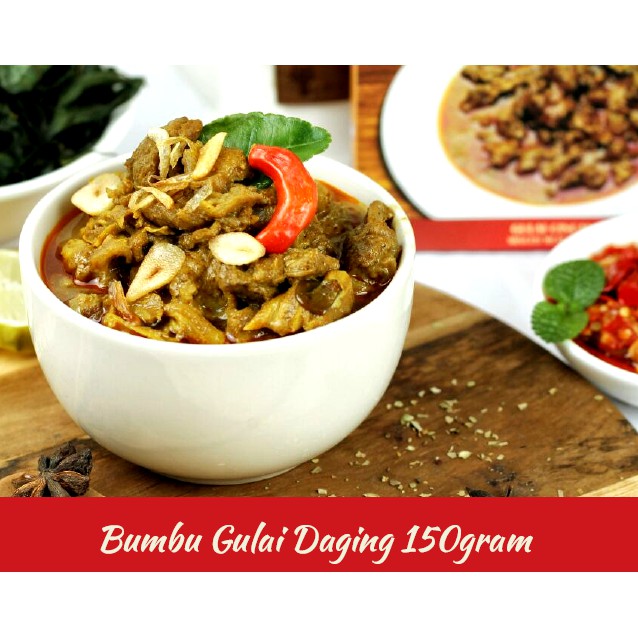 BUMBU GULAI DAGING CINCANG - Bumbu Padang Bahan Alami Restumande