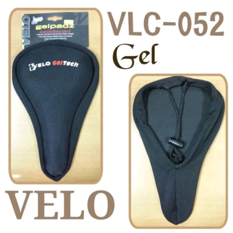 cover sadel velo gel tech sarung jok/sarung sadel /bantalan sadel jok gel tech merk velo