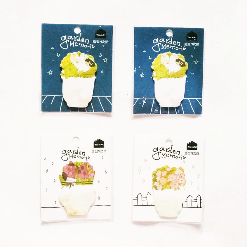 

Sticky Note Cute Plant - 20 Lembar - Mini Garden Post-Its