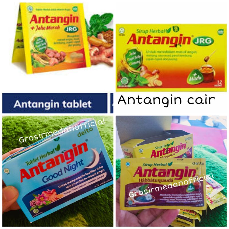 ANTANGIN JRG - CAIR 12 SACHET - JRG TABLET - GOOD NIGHT TABLET - HABBATUSSAUDA CAIR