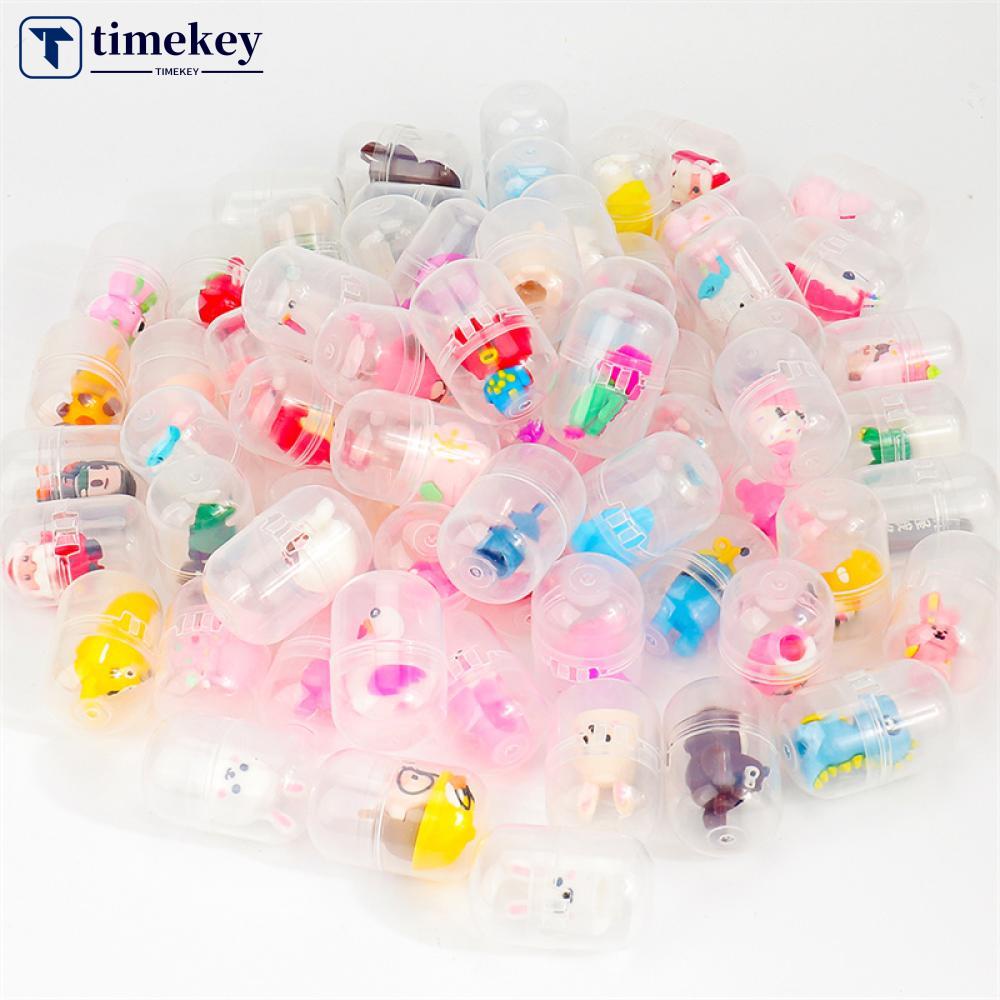 Timekey 10pcs Kapsul Fingurine 32mm Motif Kartun Anime Lucu Untuk Mainanhadiah T6V9