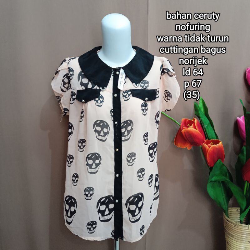 PRELOVED THRIFT KEMEJA WANITA // KEMEJA WANITA // PRELOVED KEMEJA // THRIIFT KEMEJA // THRIFT KEMEJA BEKAS-7