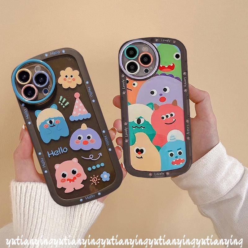 Soft Case Desain Kartun Monster Kecil Untuk Redmi 9T 10 9 10A 10C 9A 9C Note10s Note 10 Note 11 10Pro Note 8 9s 11Pro