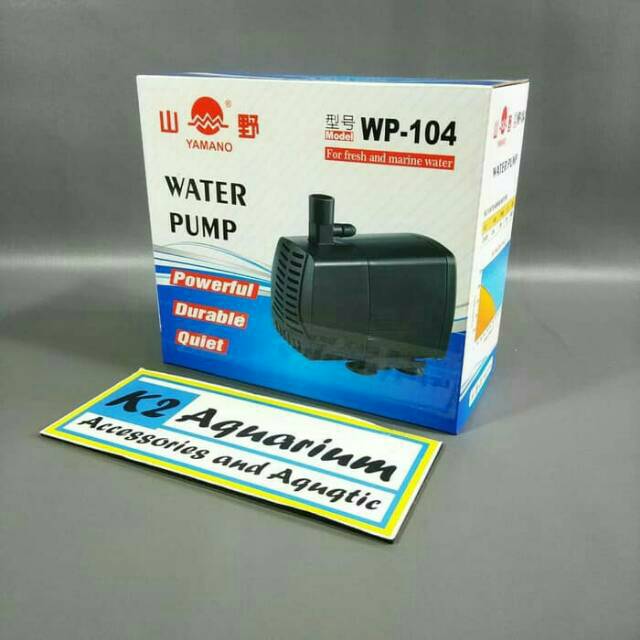 Yamano WP 104 pompa celup air sirkulasi filter hidroponik kolam aquarium yamano 104