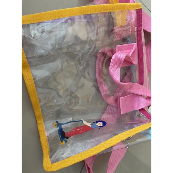 idekuhandmade clear bag pubi