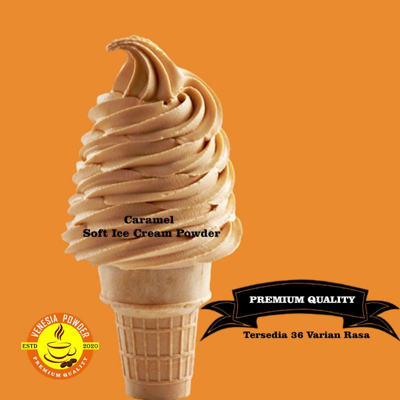 

SOFT ICE CREAM RASA CARAMEL TERLARIS - BUBUK ES KRIM CARAMEL TERLARIS - BUBUK ES KRIM