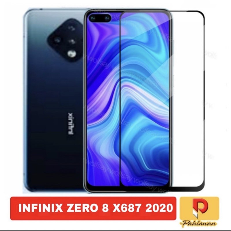 TEMPERED GLASS FULL LEM INFINIX ZERO 8 - BC