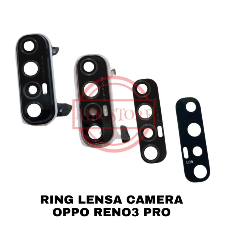 RING LENSA CAMERA / KACA KAMERA BELAKANG OPPO RENO3 PRO - RENO 3 PRO ORIGINAL
