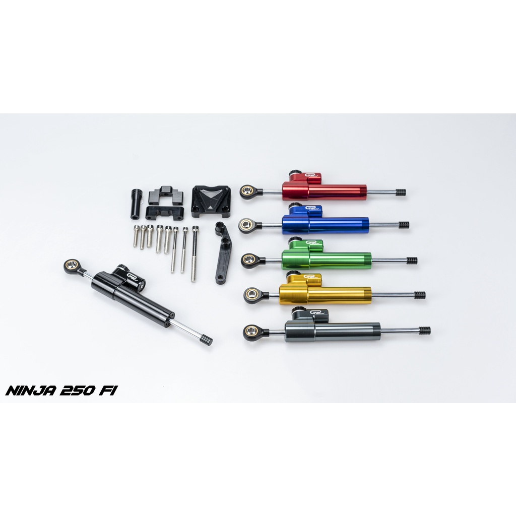 DAMPER GPTECH + BRACKET STEERING DAMPER KAWASAKI NINJA 250FI