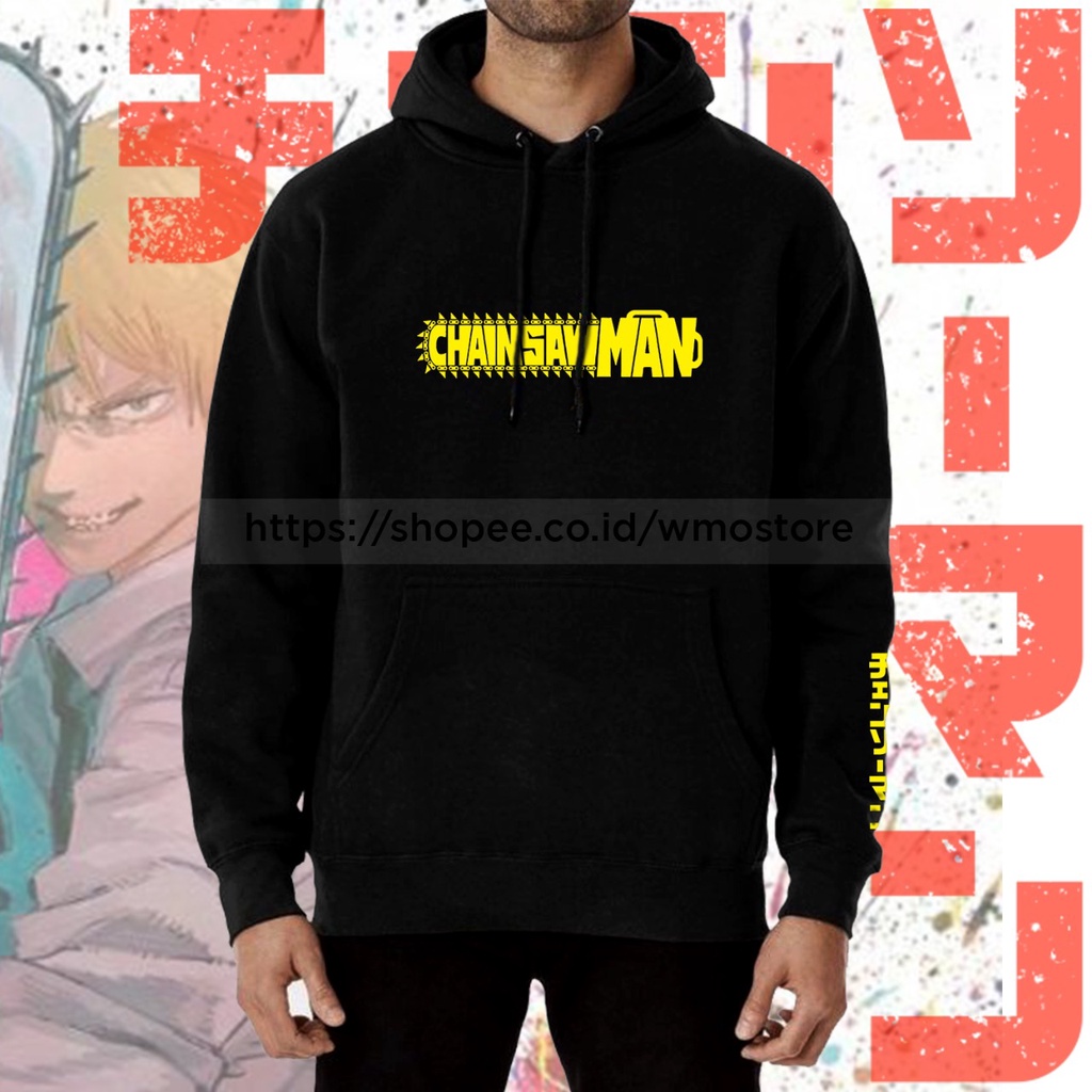 Jaket Sweater Hoodie Anime Chainsaw Man Terbaru Terlaris