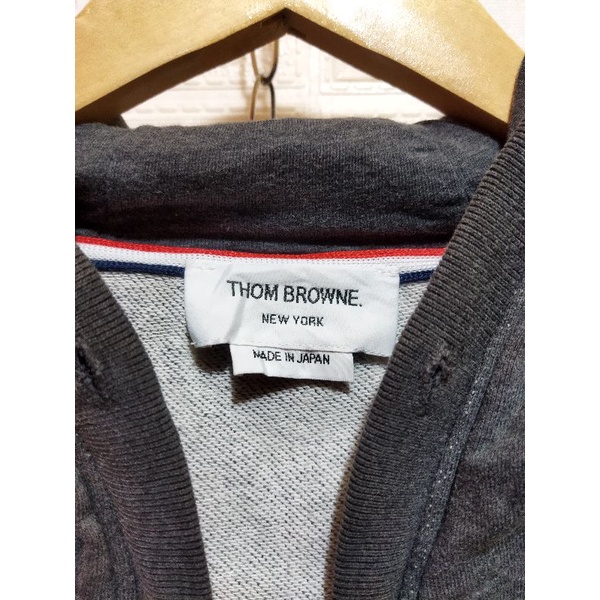 zip hoodie thom browne preloved